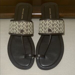 Ashtin MK2000 Logo Jacquard Sandal